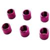 Hot Racing OF0207 Purple Alum. Fuel Line Retainers (6) view 1