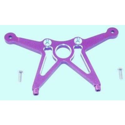 GPM Racing SR4201F HPI Nitro RS4 Rally Purple Aluminum Front Body Mount