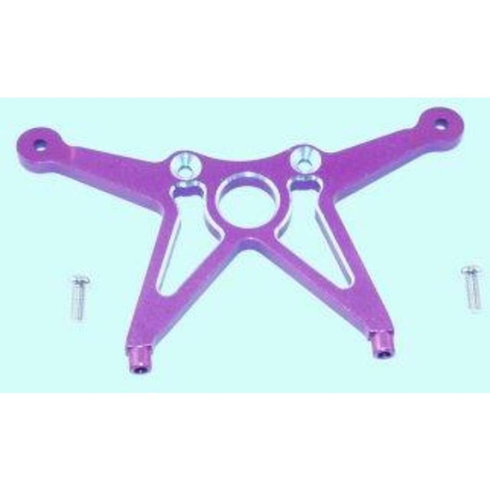 GPM Racing SR4201F HPI Nitro RS4 Rally Purple Aluminum Front Body Mount