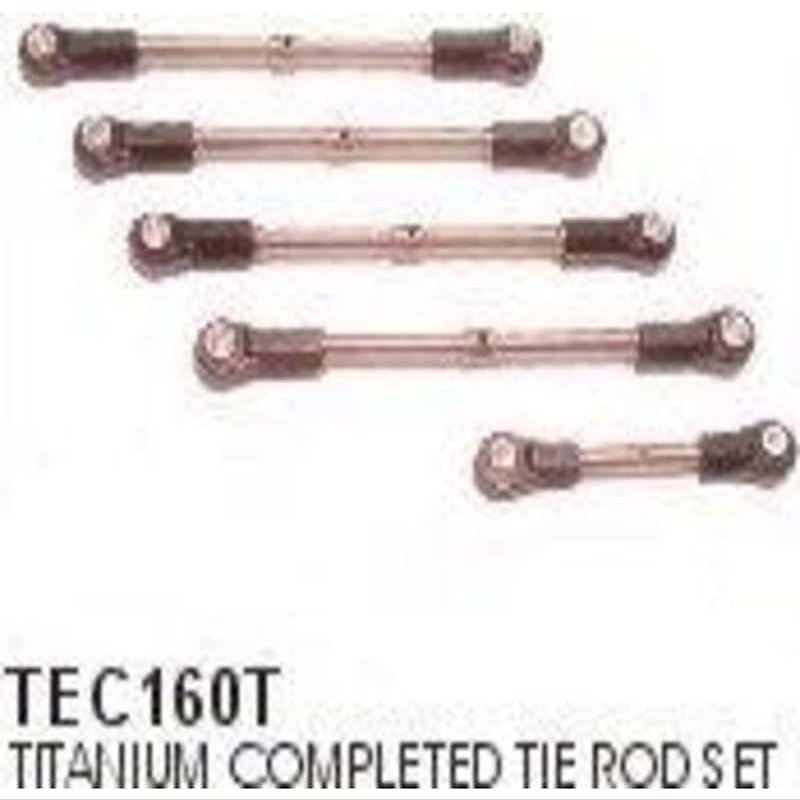 GPM Racing TEC160 Tamiya Terra Crusher Steel Full Tie Rod Set (5)