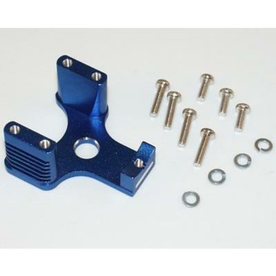 GPM Racing TEC080 Tamiya Tnx Terra Crusher Blue Aluminum Engine Mount Heat Sink
