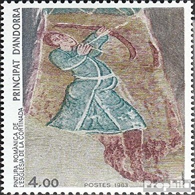 Andorra - French Post 346 (Complete.Issue.) unmounted Mint/Never hinged ** MNH 1983 Religious Art (Stamps for Collectors) Christianity