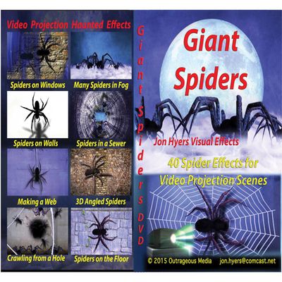 DVD Giant Spiders Crawling Party Accessory