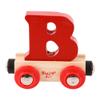Bigjigs Rail Rail Name Letter B (Dark Red) view 1