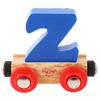 Bigjigs Rail Rail Name Letter Z (Dark Blue) view 1