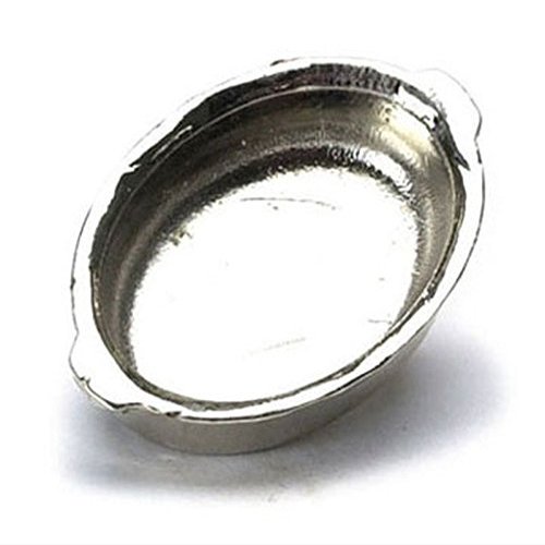 Falcon Miniatures Dollhouse Miniature Silver Roasting Pan