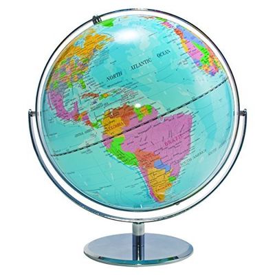 ADVANTUS 12 Desktop World Globe with Blue Oceans (30502) by Advantus