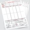 Contract Bridge Score Pads, Large Size (5 pads, 50 sheets each) Enjoy the original! Proudly made in the USA. view 2