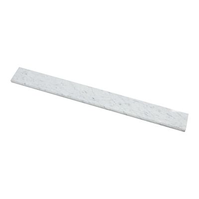 Italian Bianco Carrara Polished Marble Saddles