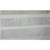 Italian Bianco Carrara Polished Marble Saddles view 3