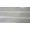 Italian Bianco Carrara Polished Marble Saddles view 4