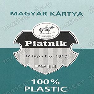 100% PLASTIC HUNGARIAN PLAYING CARDS DECK