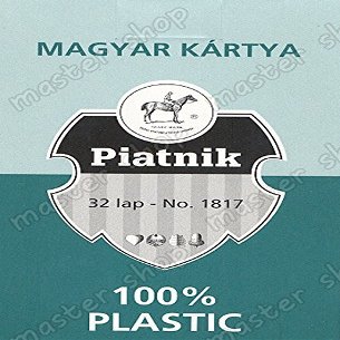 100% PLASTIC HUNGARIAN PLAYING CARDS DECK