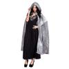 Domino Cape with Hood Dawn Taglia Unica grey view 1