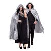 Domino Cape with Hood Dawn Taglia Unica grey view 3