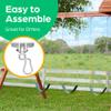 Jungle Gym Kingdom Swing Set Hangers - 2 Heavy Duty Brackets with Locking Snap Hooks for Porch, Patio, Playground - Indoor/Outdoor Hardware & Accessories view 3