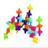 BSM Edushape- Kiddy Connect Interlocking Pieces Construction Game, Ed 829036, Multi-Coloured view 1