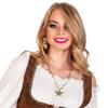 Boland 10131954 Otro Bol64339 Gold Pirate Adult Necklace, Multi-Coloured, Unitalla view 2