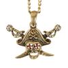 Boland 10131954 Otro Bol64339 Gold Pirate Adult Necklace, Multi-Coloured, Unitalla view 3