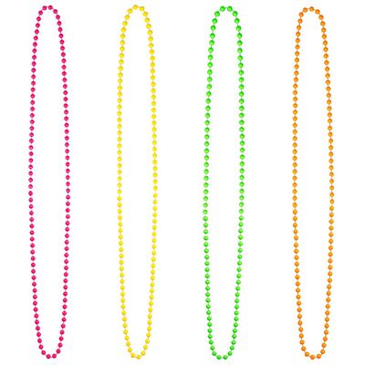 Boland BOL64340 Fluorescent Pearl Necklaces