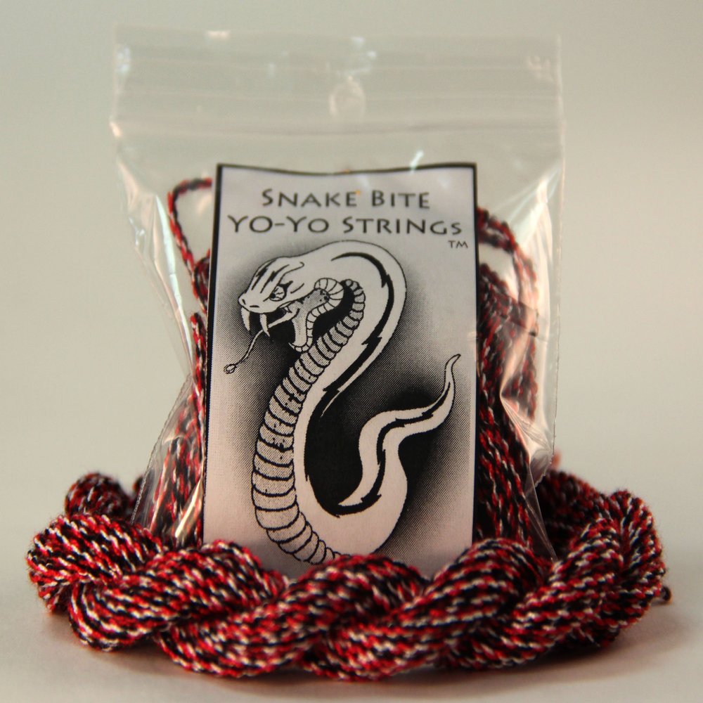 100 Pack Snake Bite String- 100% Polyester Yo-Yo Strings - Redbelly