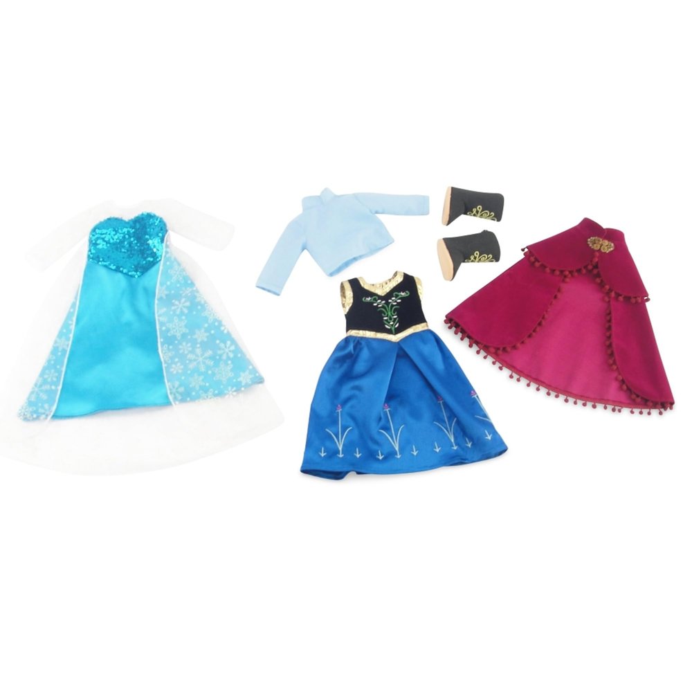 Emily Rose 18 Inch Doll Princess Costume Set 6-PC | 2 Complete Fairytale Outfits with Shoes - Compatible with American Girl, Our Generation, My Life As, and Adora Dolls | USA Brand