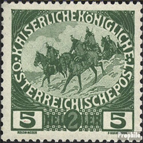 Austria 181 unmounted Mint/Never hinged ** MNH 1915 Kriegsbilder (Stamps for Collectors) Military/Knight