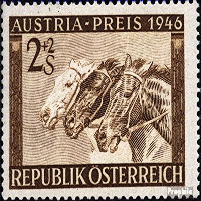 Austria 789 unmounted Mint/Never hinged ** MNH 1946 Austria Price (Stamps for Collectors) Horses/Zebras