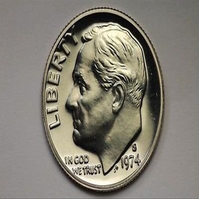 1974-S Roosevelt Proof Dime by San Francisco Mint