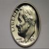 1974-S Roosevelt Proof Dime by San Francisco Mint view 1