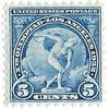 1932 US Postage Stamp 5 Cents 10th Olympiad Los Angeles Scott #719 view 1