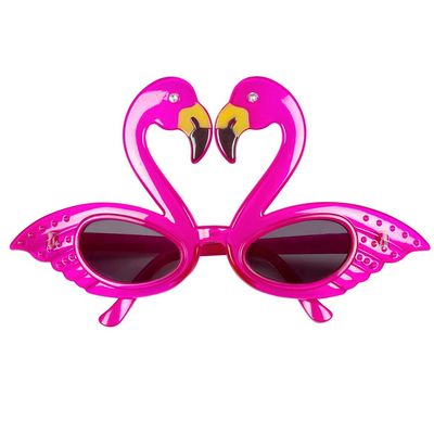 Boland 10201492 Flamingo Party Glasses, Rose, Standard Size