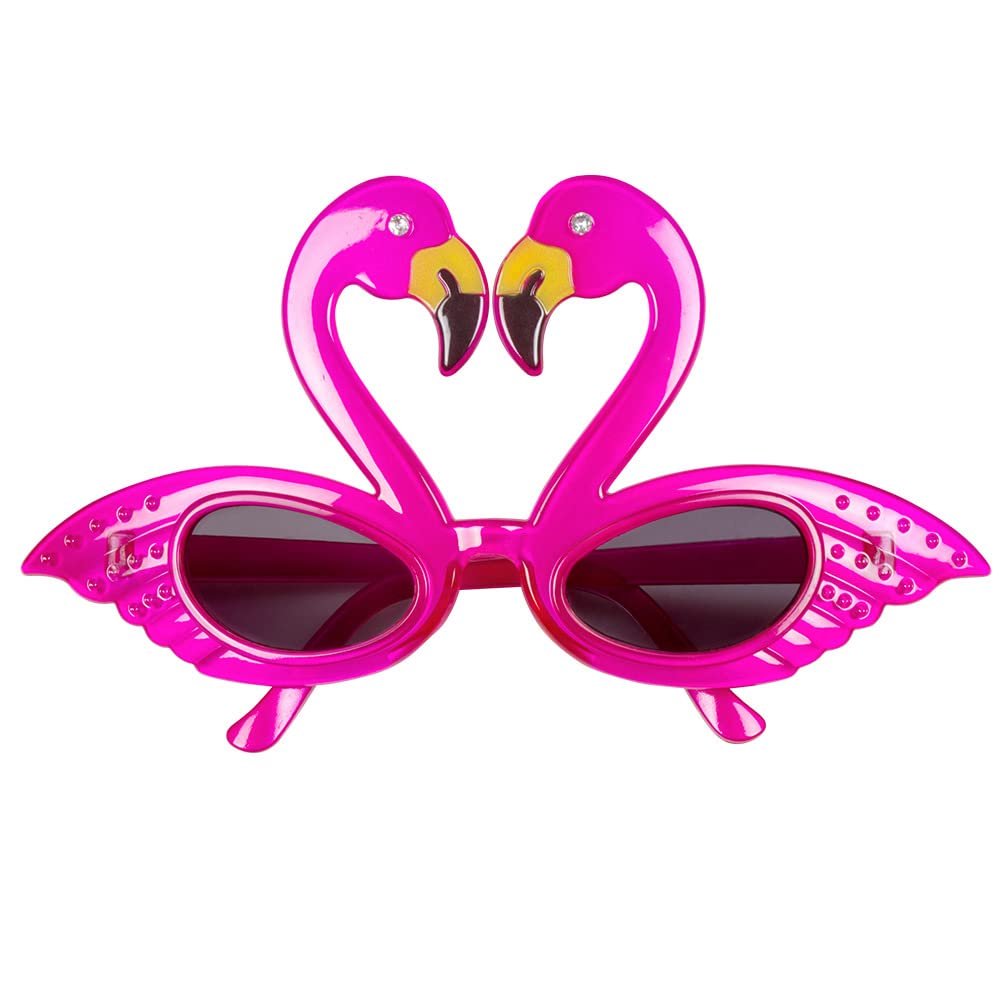 Boland 10201492 Flamingo Party Glasses, Rose, Standard Size
