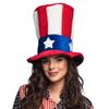 Boland 10232512 27788 Uncle Sam Hat, Multi-Coloured, 504226, Taglia unica view 2
