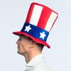 Boland 10232512 27788 Uncle Sam Hat, Multi-Coloured, 504226, Taglia unica view 3
