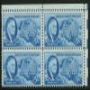 1945 5c US Postage Stamps Scott 933 President Roosevelt FDR 4 Freedoms Block 4 view 1