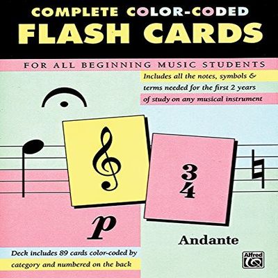 Complete Color Coded Flash Cards for All Beginning Music Students by Unknown(1968-03-04)