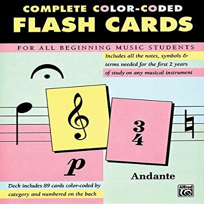 Complete Color Coded Flash Cards for All Beginning Music Students by Unknown(1968-03-04)