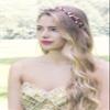 red crystal headband wedding hair accessories bridal autumn hair band boho headpiece view 1