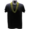 33 inch Round Metallic Lime Green Mardi Gras Beads - 6 Dozen (72 necklaces) view 2