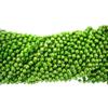 33 inch Round Metallic Lime Green Mardi Gras Beads - 6 Dozen (72 necklaces) view 3