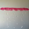 pink lace crystal baby mobile view 2