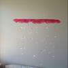 pink lace crystal baby mobile view 4