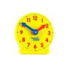 Hand2mind Mini Geared Clock for Teaching and Learning to Tell Time - Analog Learning Clock for Kids and Classrooms (Set of 12), Yellow view 1