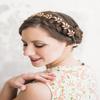 Athena Crown - Rose Gold Bridal Crown, Headband, Wedding hair accessories, bridal hair, hair vine, circlet view 4