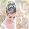 Athena Silver Leaf Bridal Crown - Wedding hair accessories, bridal hair accessories, bridal crown, bridal headband, hair vine view 2