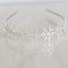Delicate Blossoms Headband - Silver view 3