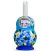 BestPysanky Assortment of 3 Wooden Dolls Toothpicks Holders view 3