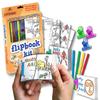 Fliptomania Make Your Own Flipbook Kit: Bible Stories: Noah's Ark, David & Goliath - Paper Stop Motion Animation Kit : Creative Flip Book Kit for Kids 6-12 and Creative Animation Artists view 3