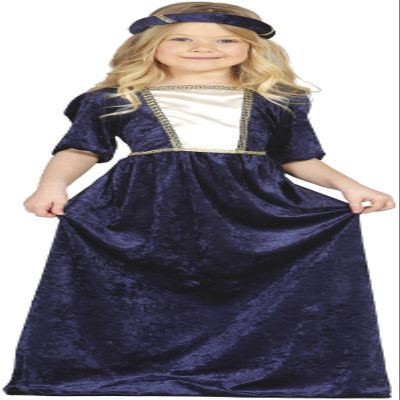 85596 - Mittelalter-Dame, Gre 3-4 Jahre-3-4 Jahre